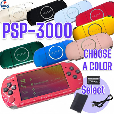 SONY PSP-3000 PSP Console Pick Color Rank Battery Charger Adapter -SHIP FROM US-