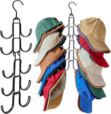 Hat Hangers for Closet, Hat Organizer for Baseball Caps, Stainless Steel Hat Rac