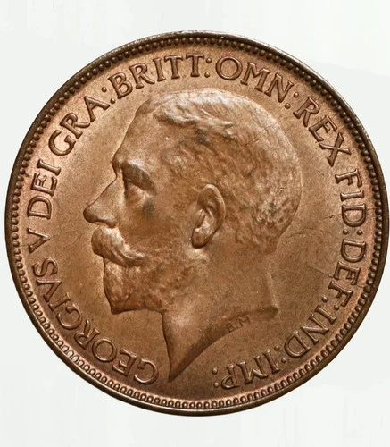 1922 George V Half Penny — photo from the most recent tracked eBay sale