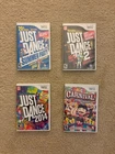 Wii Games Just Dance & Carnival Games