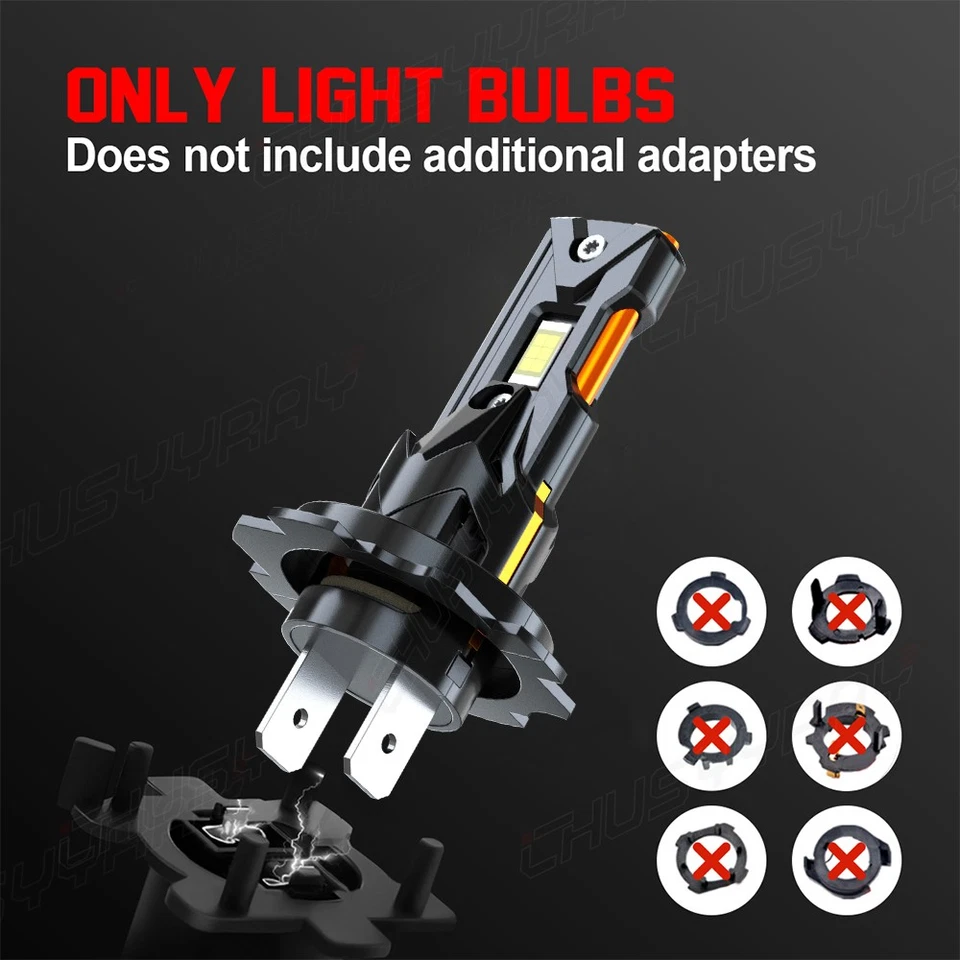 Faro LED para motocicleta Suzuki GSX1300R Hayabusa 1999-2019 6000K bombilla H7 Foto 2 de 4