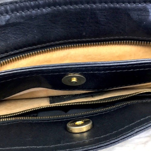 MCM VINTAGE BEUTELTASCHE SCHULTERTASCHE KETTE LEDER NYLON - Bild 8 von 15