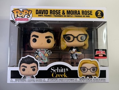 David Rose & Moira Rose Fold In  The Cheese Schitts Creek Funko Pop Target Con