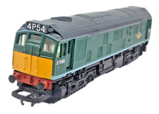 Hornby R072 OO BR Class 25 Diesel D7596 Green Model Railway Train Runners Boxed.