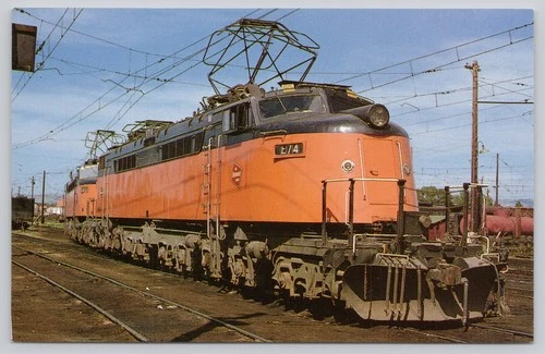 MILWAUKEE ROAD E74 Big Little Joe Electric Locomotive Deer Lodge MT 1970