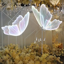2PC 120CM Butterfly Floor lamp,Ceiling Lamp,for Wedding Party Decorations Props