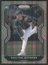 2021 Panini Prizm #95 Daulton Jefferies RC Oakland Athletics 47333