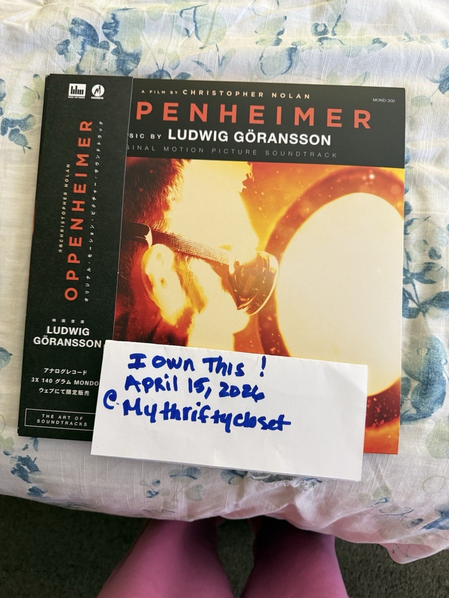 Oppenheimer Original Soundtrack 3 Disc LP Mondo Japan Exclusive