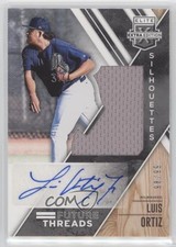 2017 Elite Extra Edition Future Threads Silhouettes 98/99 Luis Ortiz Auto 9pd