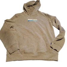 Abercrombie Kids Unisex Size 13/14 Kangaroo Logo Hoodie Gray