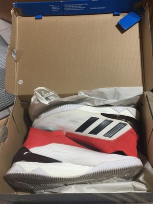 Adidas Predator Tango 18+ TR BOOST Soccer Shoes White Red CM7686 U.S Men 10