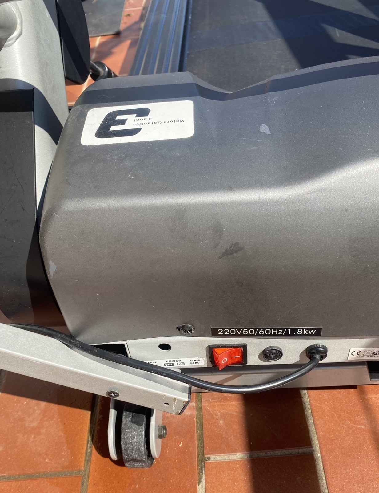 tapis roulant elettrico pieghevole usato foto 3