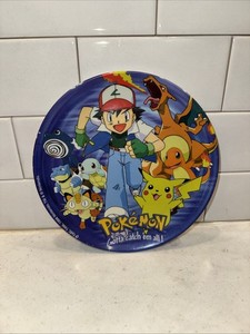 Vintage 1998 Pokemon 8" Plate Gotta Catch 'Em All Pikachu - Charizard + BONUS