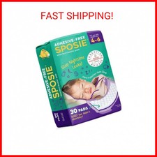 Sposie Diaper Booster Pads, Size 4-6, 30ct - Hypoallergenic, Dermatologist  Ped