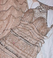 Mori Lee Paparazzi High Neck Prom Dress Size 7/8