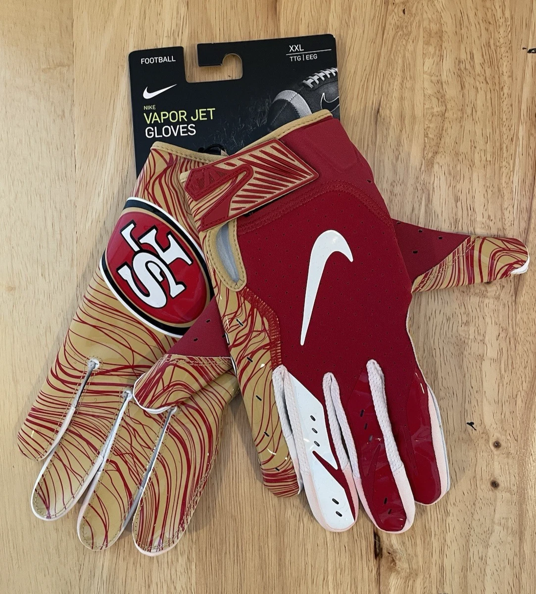 Nike San Francisco 49ers NFL Gloves for sale | eBay