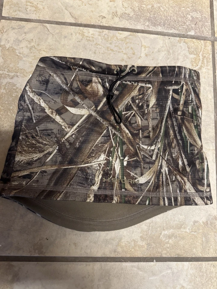 Under Armour Mens UA Scent Control Storm Neck Gaiter Camo Hunting Realtree Max-5 - Image 2 of 4