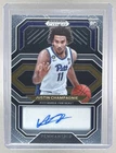 Justin Champagnie 2021 Panini Prizm Draft Picks College Penmanship Auto RC