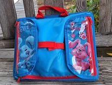 Blue's Clues Travel Lapdesk Activity Pack Pencel Case Carry Bag