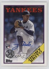 2023 Update 1988 Topps Baseball Jhony Brito #88BAU-JHB Rookie Auto RC 03lu