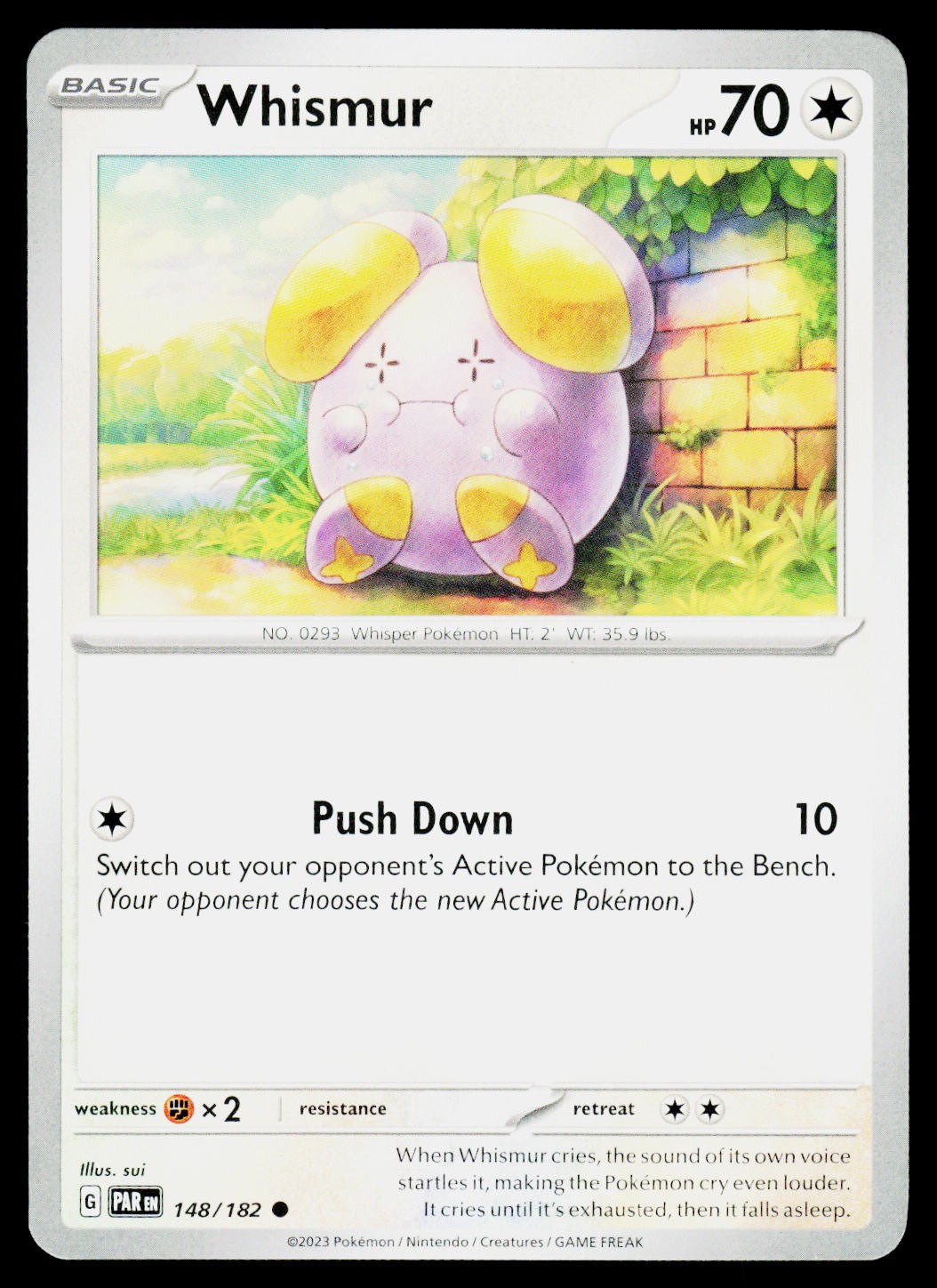 Whismur #148/182 SV04: Paradox Rift