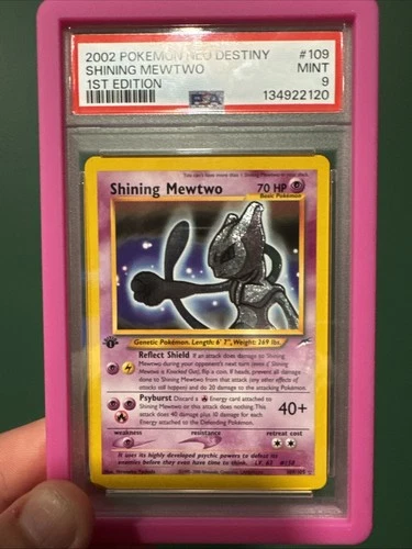 Pokémon Shining Mewtwo Neo Destiny 109 Holo 1st Edition PSA 9