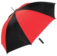 Windproof Golf umbrella | Twin Coloured Canopy  Red/Black