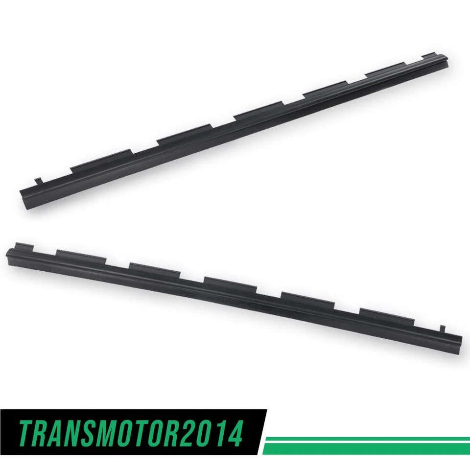 Kit de 4 piezas de impermeabilización de sello de fieltro de barrido de ventana interior y exterior apto para camioneta Chevy Foto 4 de 4