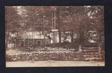 Barrington NH New Hampshire Hillside North River Lake Real Photo Postcard RPPC
