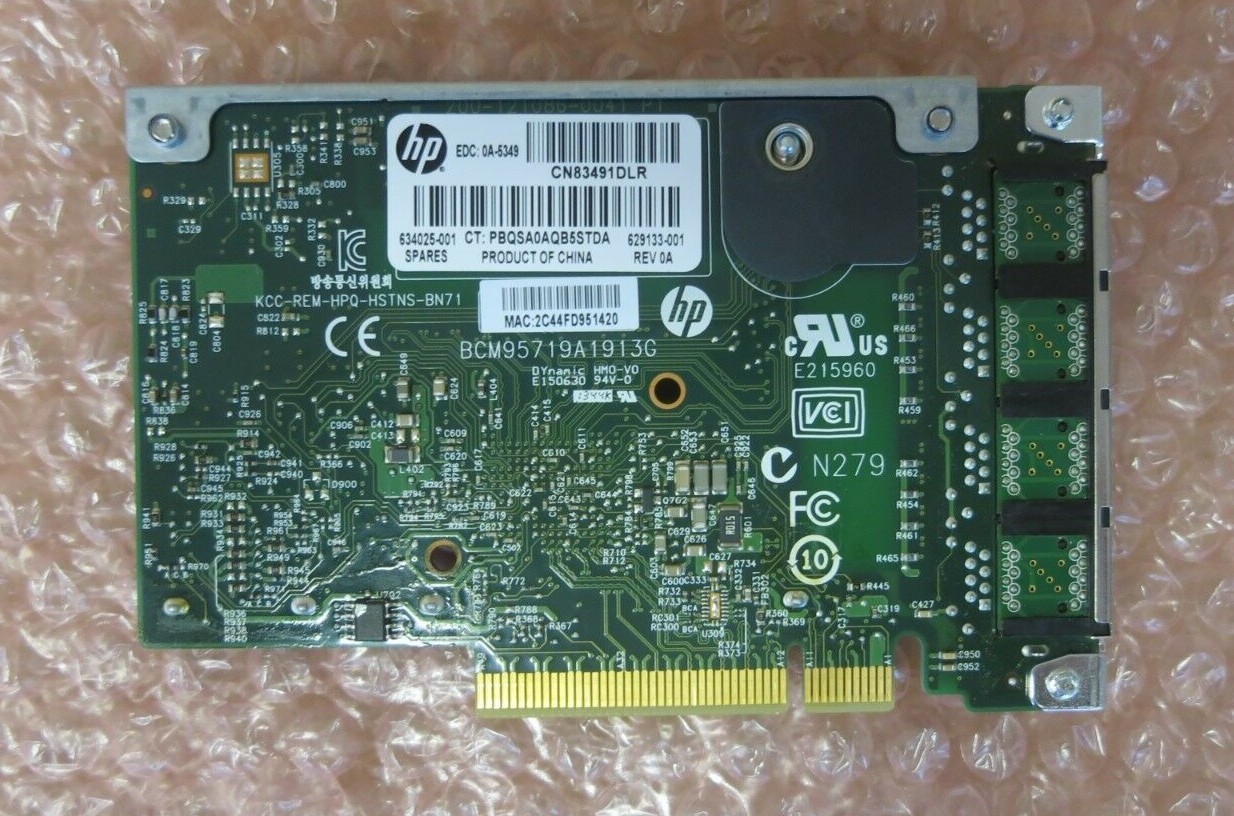 HP Network Card 1Gb 4Port 331FLR 629135B21, 629133001, 634025001 eBay