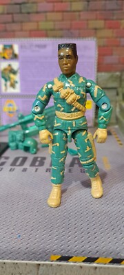 GI JOE ~ 1992 BULLET PROOF ~ HIGH GRADE ~ D.E.F. AGENT with GEAR & CARD