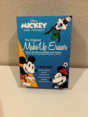 The Original MakeUp Eraser Mickey & Friends 7-Day Set Face Cleanser - Brand New