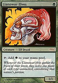 Magic MTG - Llanowar Elves - Gateway - EXC - EN - FOIL