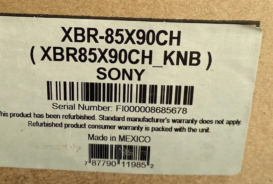 Sony 85" X900H Series LED 4K UHD Smart Android TV XBR-85X90CH Foto 2 de 2