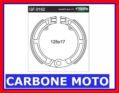 Coppia Ganasce Freno Anteriore Newfren Piaggio Vespa L N 50 Dal