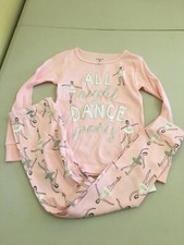New Carters Ballet Pajama Set Kid Girls Snug Fit 8, 10