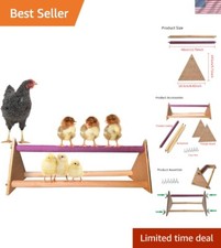 Eco-Friendly Chicken Perch with Quartz Sand Top - Perfect for All Chickens