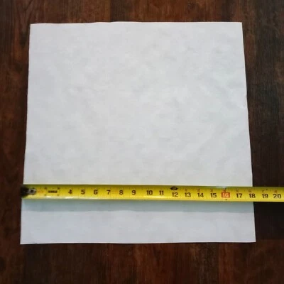 DUPONT TYVEK 18" X 18" Tyvek HomeWrap Sheet Moisture Barrier Tent Camping Footprint Crafting