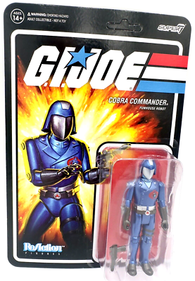 Cobra Commander Funhouse Robot G.I. Joe Super 7 Reaction Action