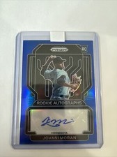 2022 Panini Prizm Baseball Jovani Moran Rookie Auto Blue #D /149