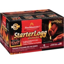 Pine Mountain StarterLogg 24pk Fireplace Fire...