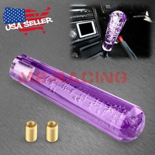 Shift Knob Stick Purple Crystal Transparent Bubble Manual Gear Shifter 20cm Long Shift Knob Stick Purple Crystal Transparent Bubble Manual Gear Shifter 20cm Long