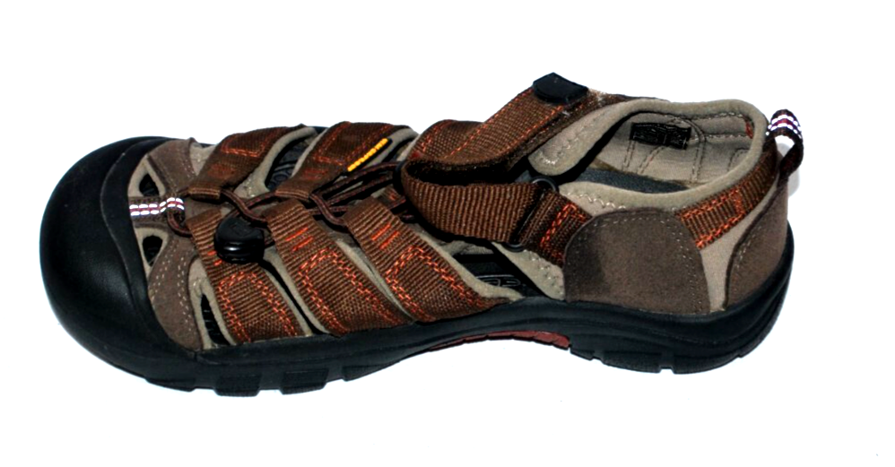 KEEN Sandali sportivi donna taglia 6 punta chiusa impermeabili marrone e grigio