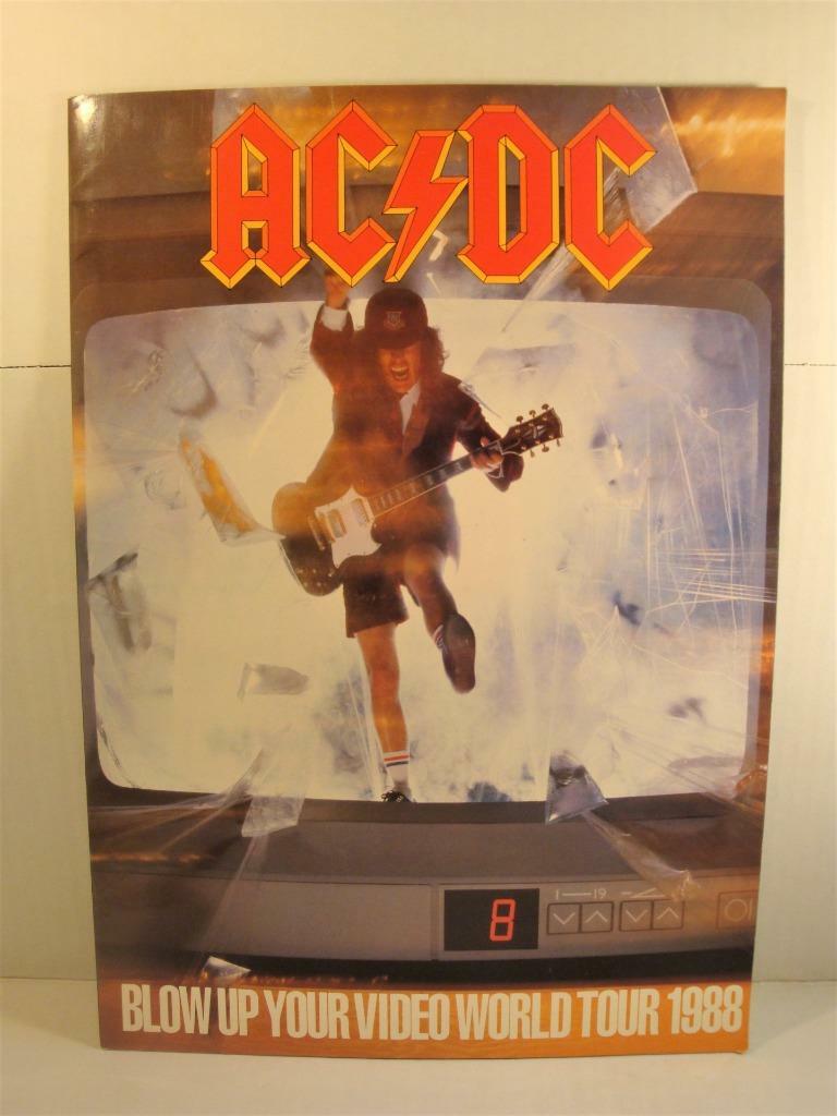AC/DC 1988 BLOW UP YOUR VIDEO World Tour Program, Angus Young