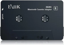 Elook Car Audio Receiver, Bluetooth Cassette Receiver Tape Aux Adapter Player wi