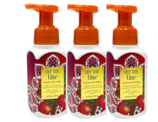 3 BATH  BODY WORKS OFF THE VINE GENTLE  CLEAN FOAMING HAND SOAP 8.75 FL OZ NEW