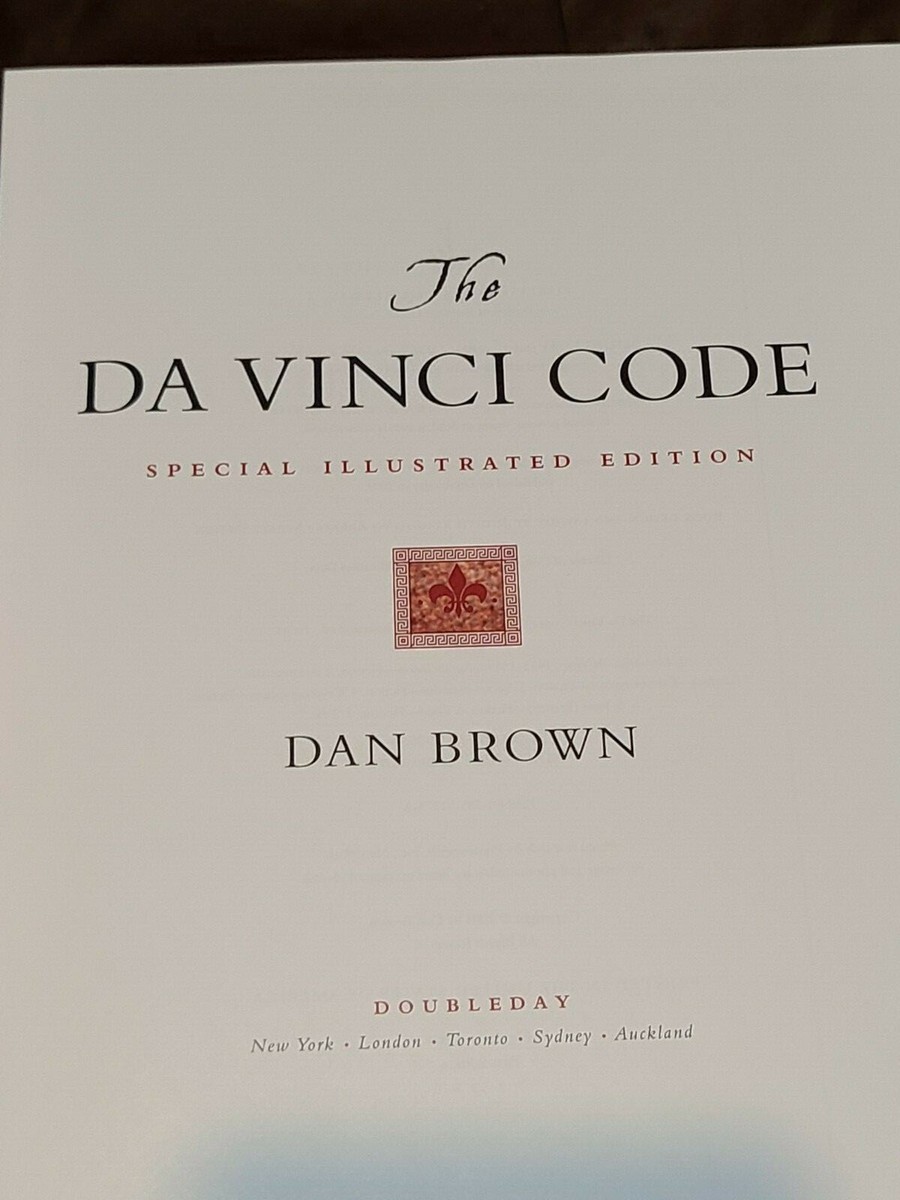 The Da Vinci Code: SPECIAL ILLUSTRATED EDITION-BY DAN BROWN