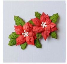 Poinsettia Metal Die Cutter Christmas Flower Build Up Cutting Die - style 2