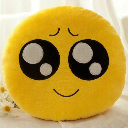 Kindergeschenk Emoji Soft Cushion Kissen Smiley Emoticon Plüschtier 33cm - Bild 12 von 42
