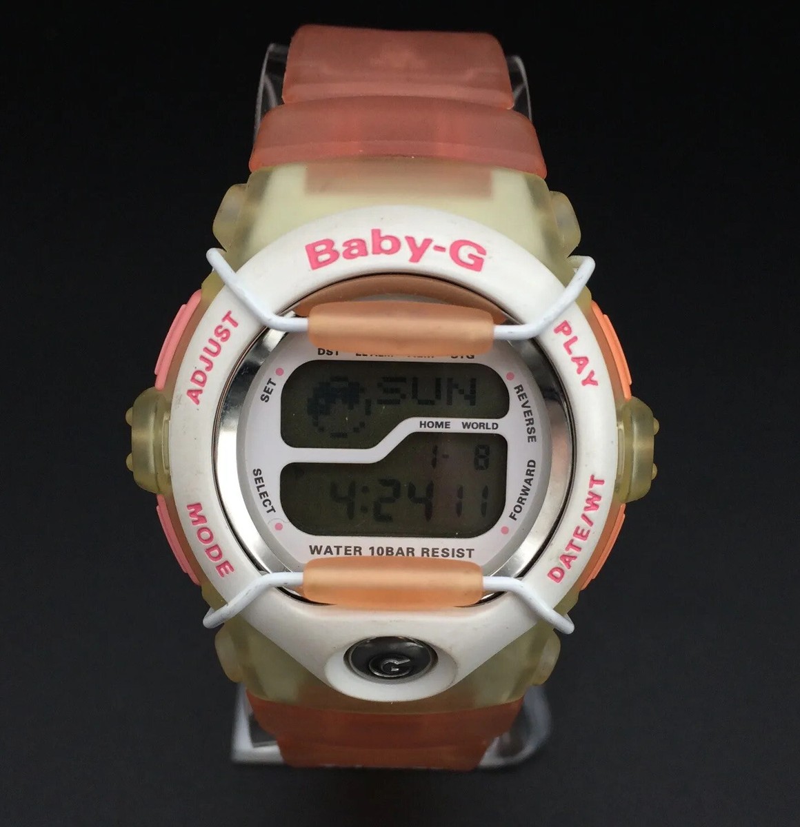 Rare Casio Baby GBGT-100 Pink Watch - Great Condition - Disney